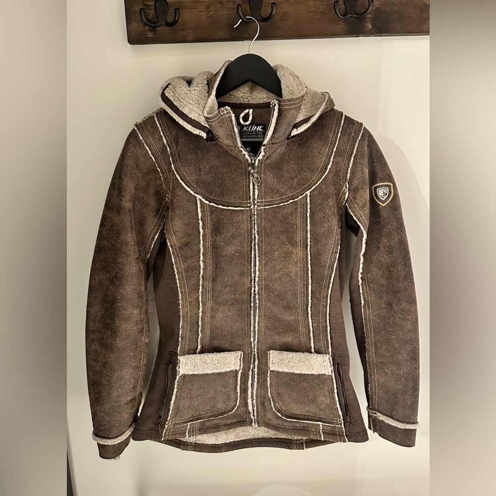 Kuhl Dani Sherpa Size S  Brown Like New